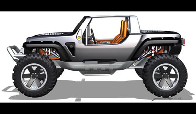 Jeep Hurricane Twin-engine Concept 2005 8